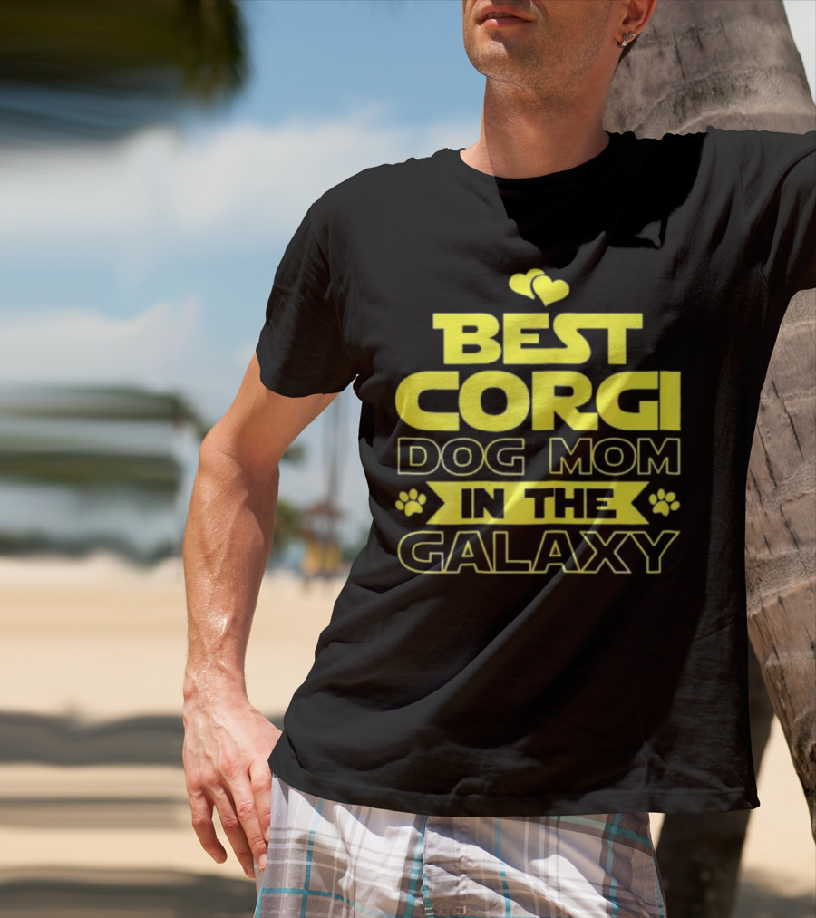 BEST CORGI DOG MOM IN THE GALAXY T-Shirt