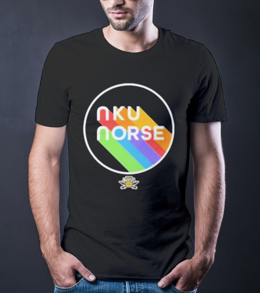 Nku Norse Rainbow Circle Pride T-Shirt