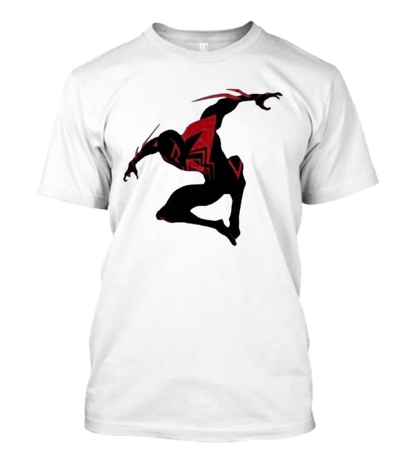SharkRobot Synthetic Spider Variant Red And Black T-Shirt