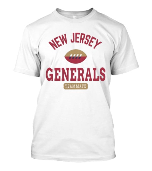New Jersey Generals Teammate Football T-Shirt