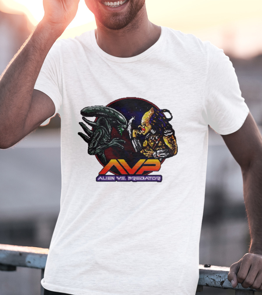 AVP Alien Vs. Predator Video Game Showdown T-Shirt