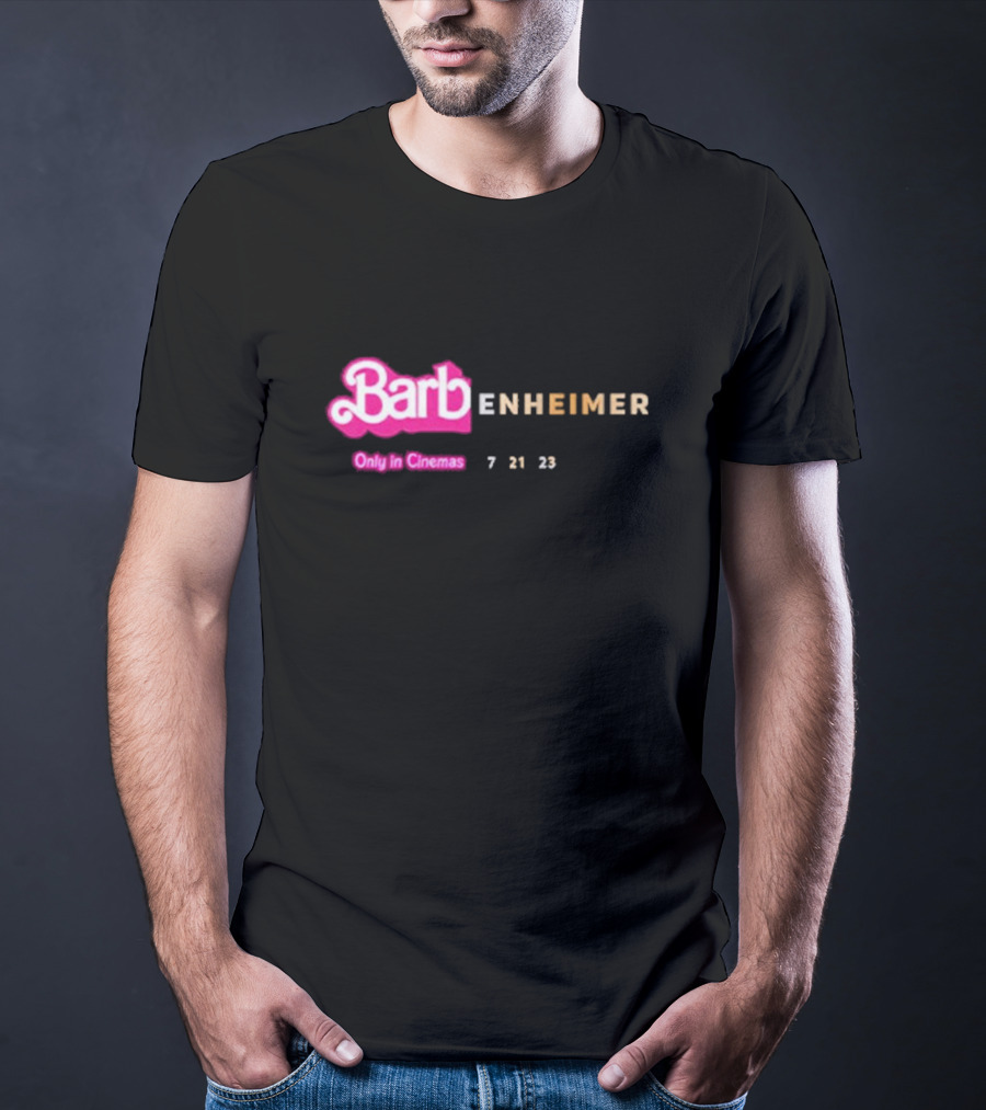 Barbenheimer Barbie Movie Oppenheimer Only In Cinemas 7 21 23 T-Shirt
