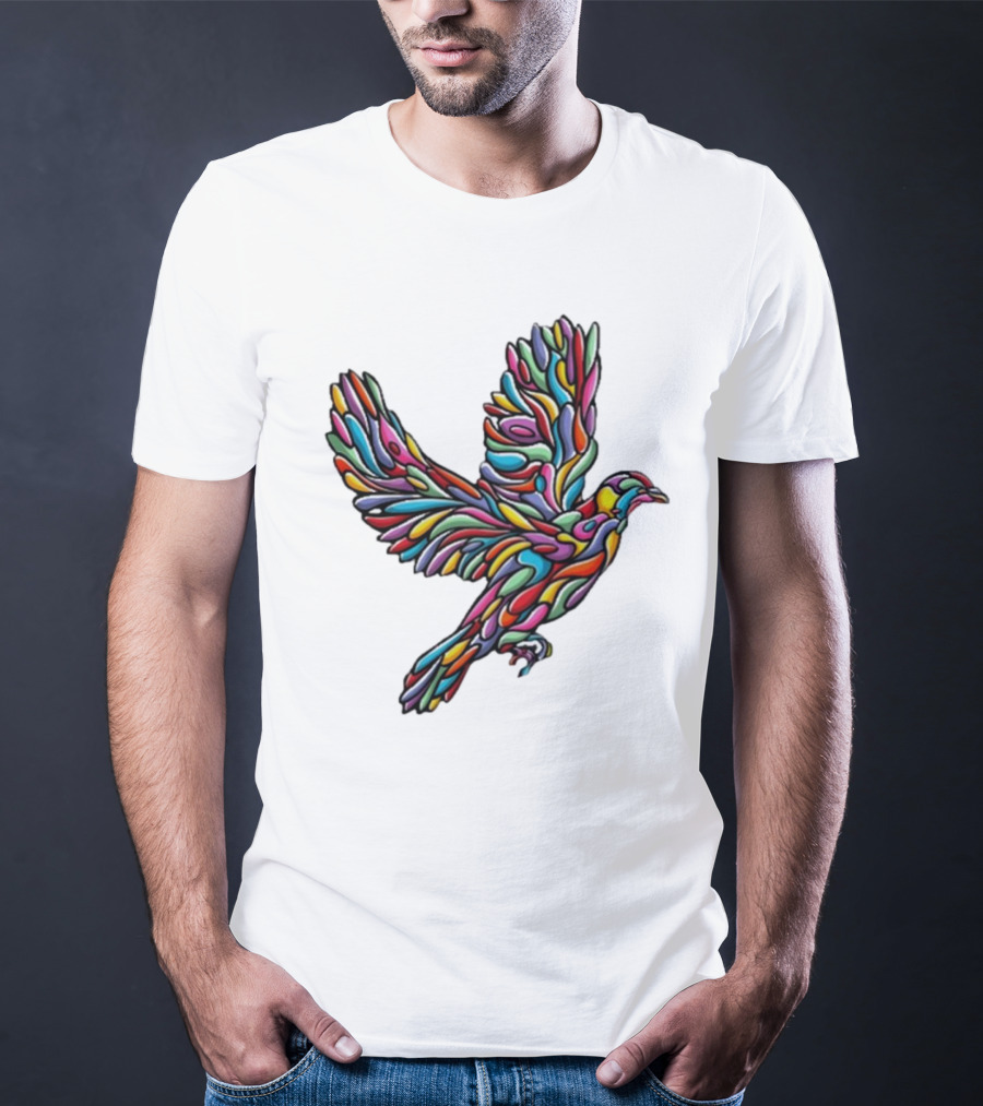 Glenside Local Solidarity Multicolored Dove T-Shirt