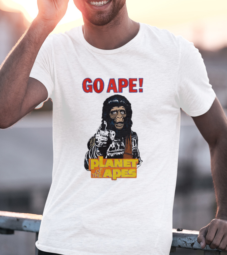 Go Ape Planet Of The Apes Iconic Mashup T-Shirt