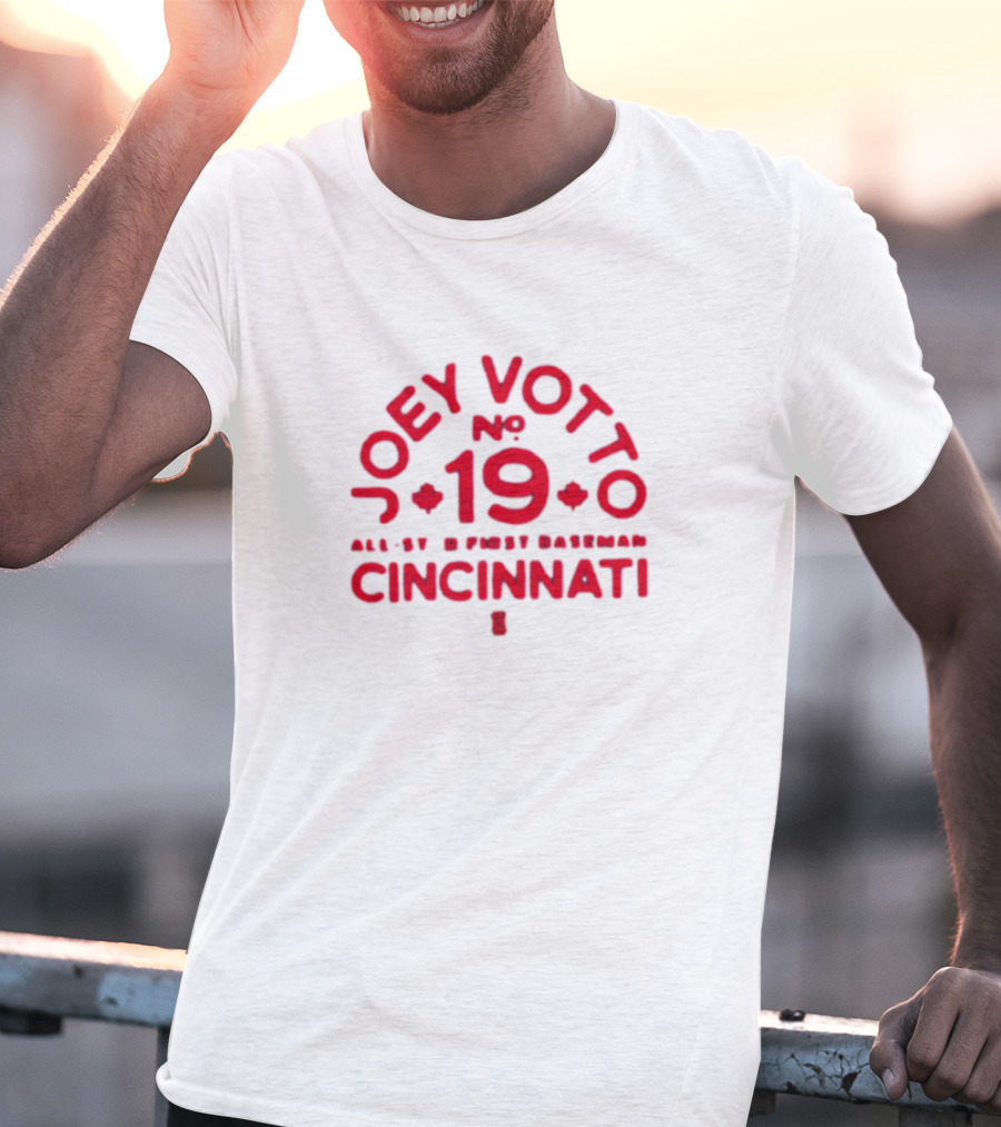 Joey Votto No 19 All Star First Baseman Cincinnati T-Shirt