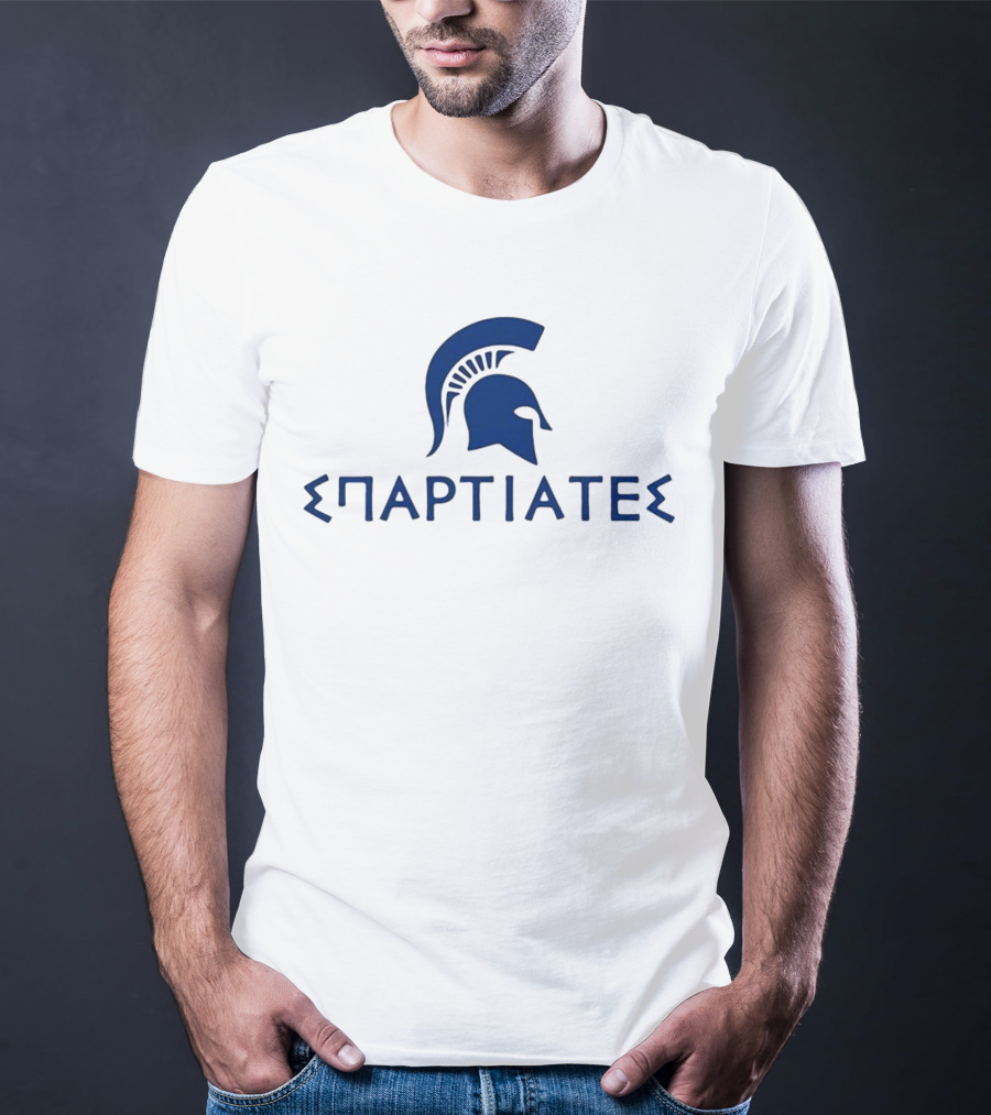 Christinate28 Σπαρτιατεσ Spartan Helmet T-Shirt