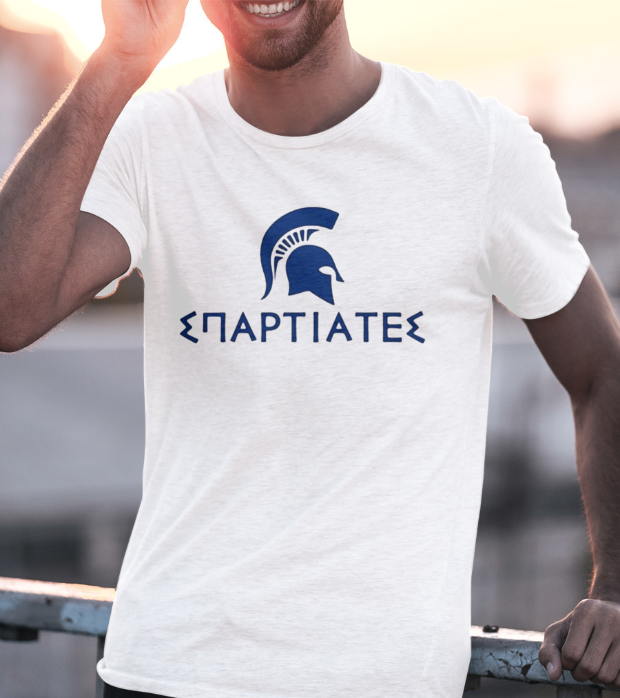 Christinate28 Σπαρτιατεσ Spartan Helmet T-Shirt
