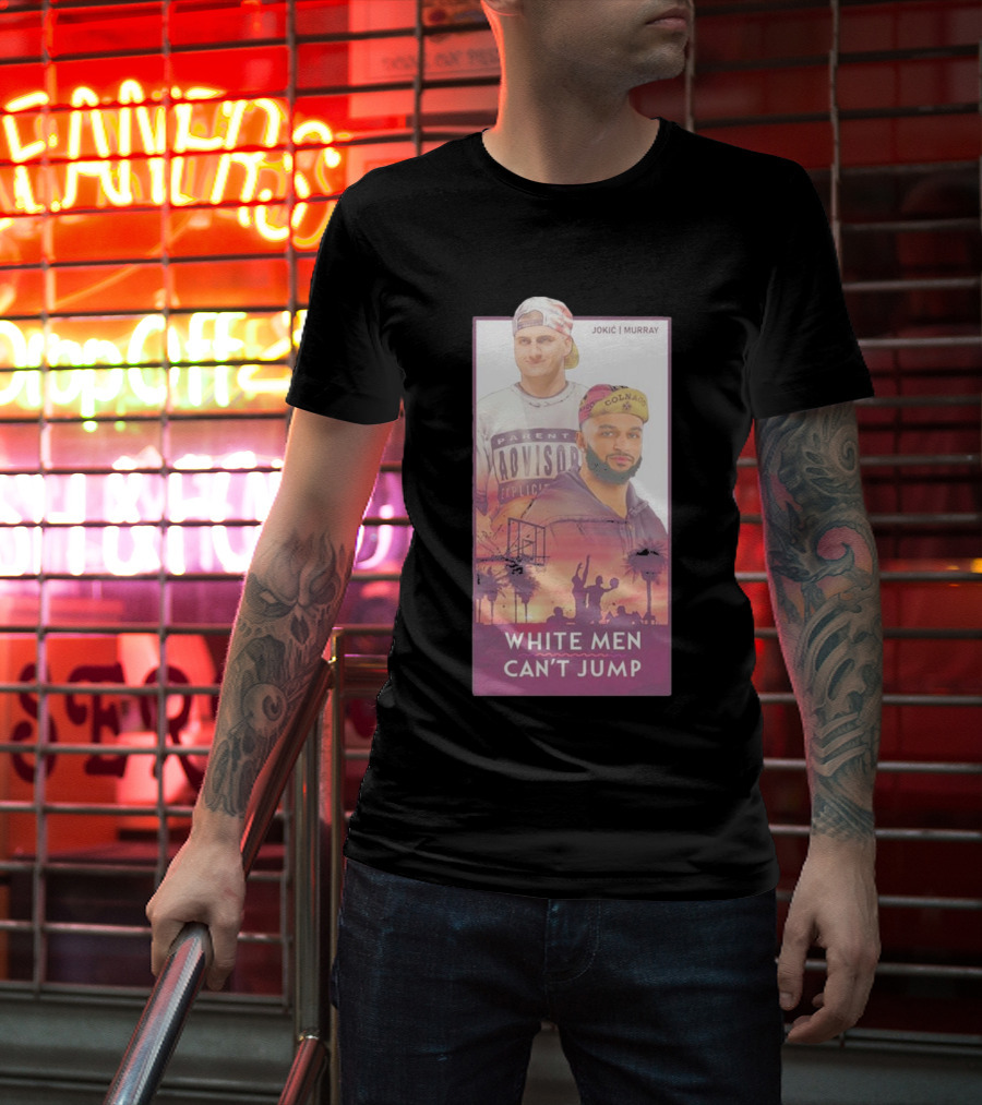 Jokic Murray White Men Can’t Jump Lurk T-Shirt