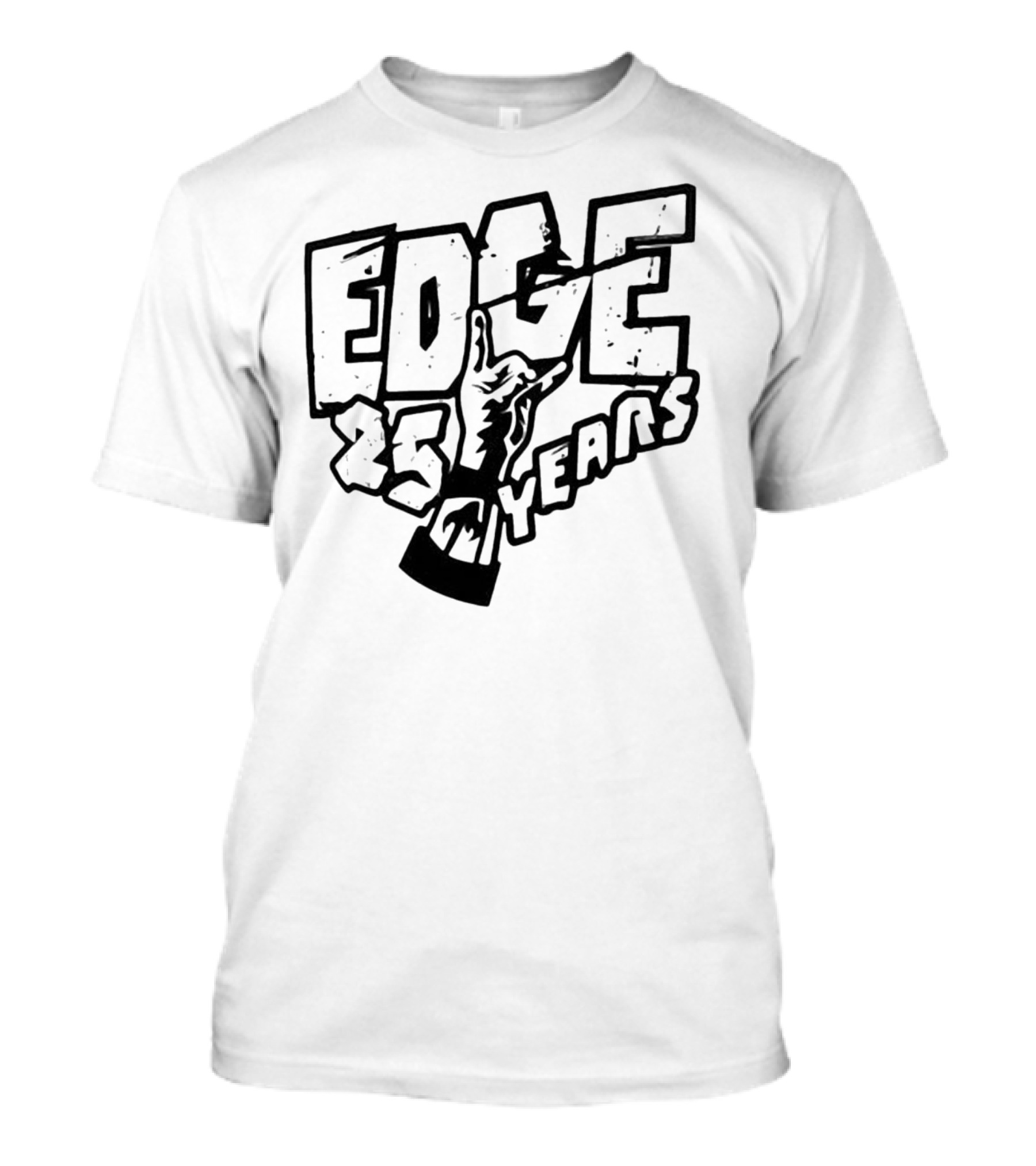 Edge 25 Years Rock Hand Gesture T-Shirt