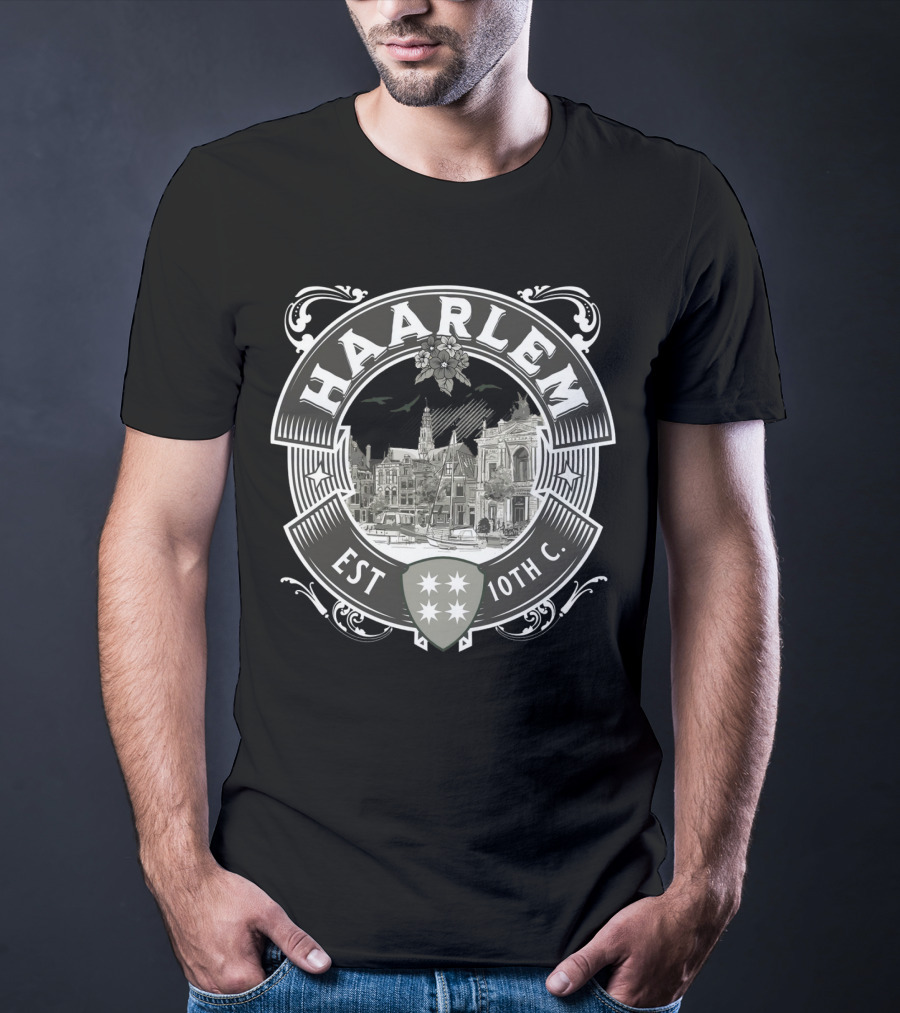 Haarlem Bloemenstad Est 10th C T-Shirt