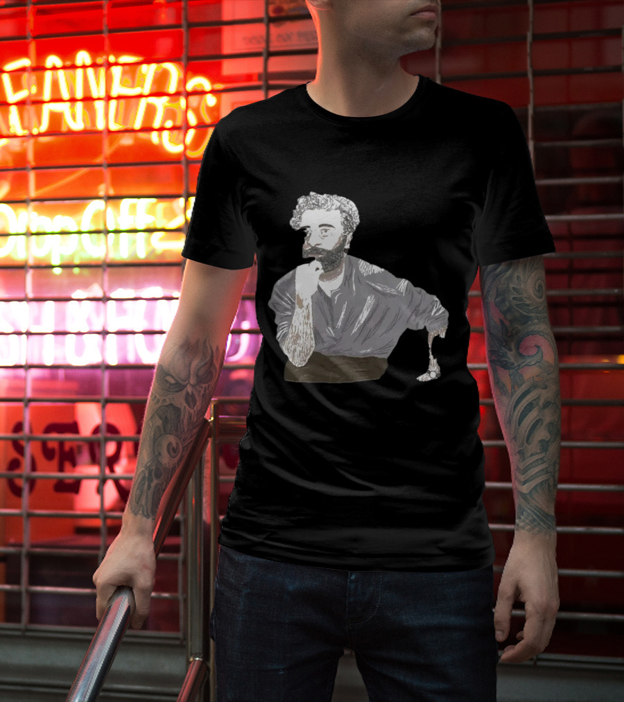 Super Yaki X Courtney LeSueur Oscar Thinking Pose T-Shirt