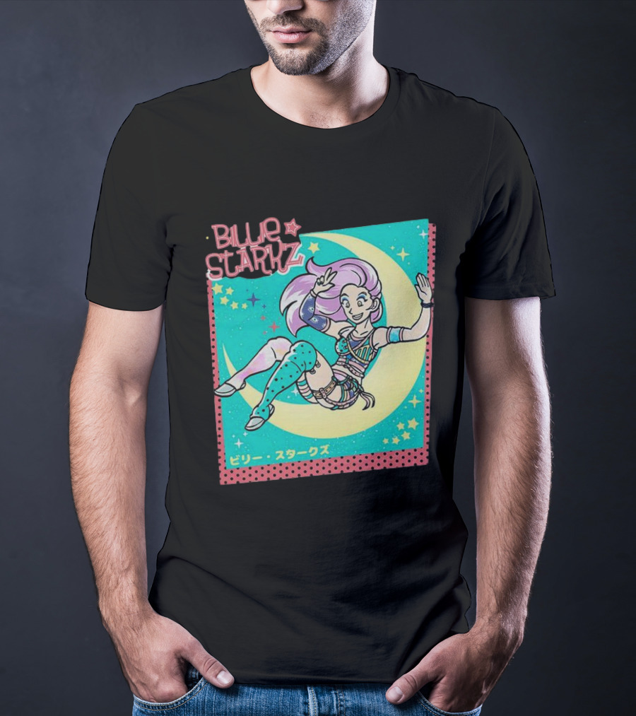 Billie Starkz All Elite Wrestling Moon Jump T-Shirt