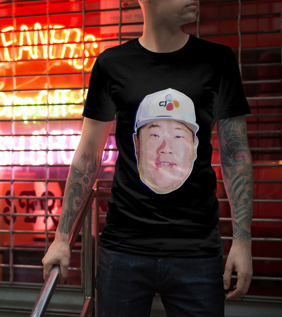 Big Head Sungjae Im CJ Cap Tracker T-Shirt