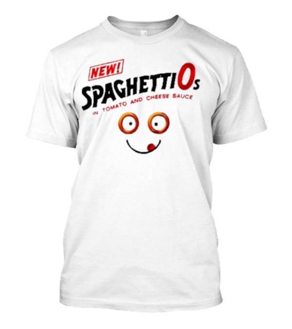 New SpaghettiOs In Tomato And Cheese Sauce With Smiley Face T-Shirt