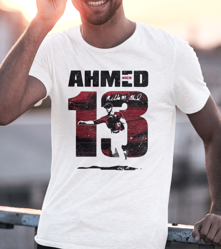 Nick Ahmed 13 Arizona Diamondbacks Baseball Player T-Shirt