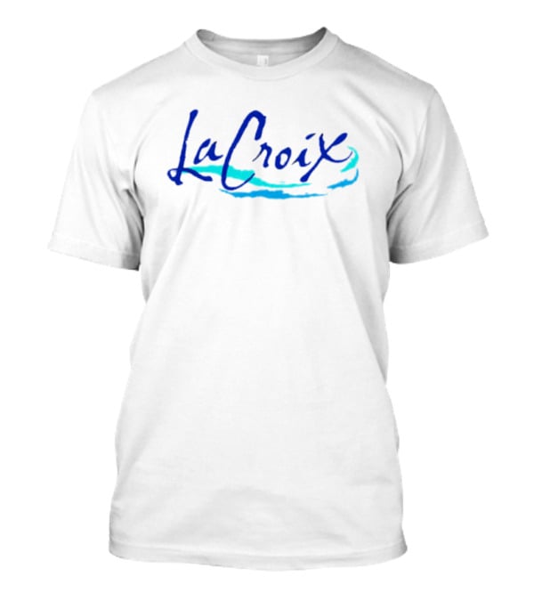 La Croix Logo Blue And Green Brushstroke T-Shirt