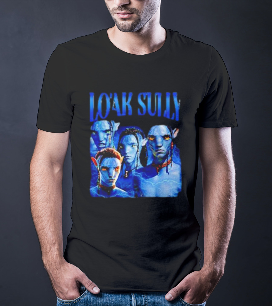 Lo'ak Sully Avatar Characters Blue Na'vi T-Shirt