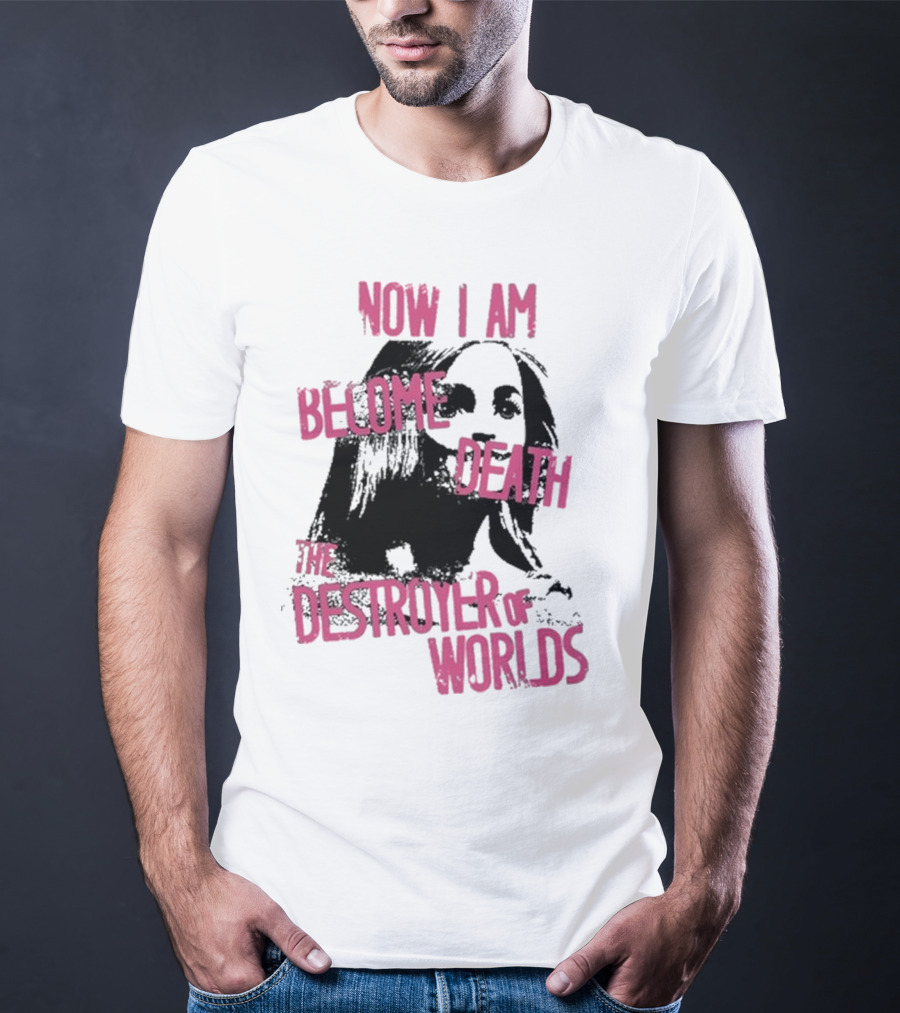 Now I Am Become Death Grunge The Destroyer Of Worlds T-Shirt