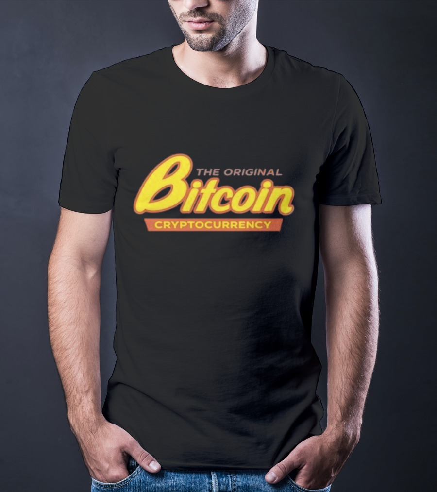 The Original Bitcoin Cryptocurrency Bow Tie T-Shirt