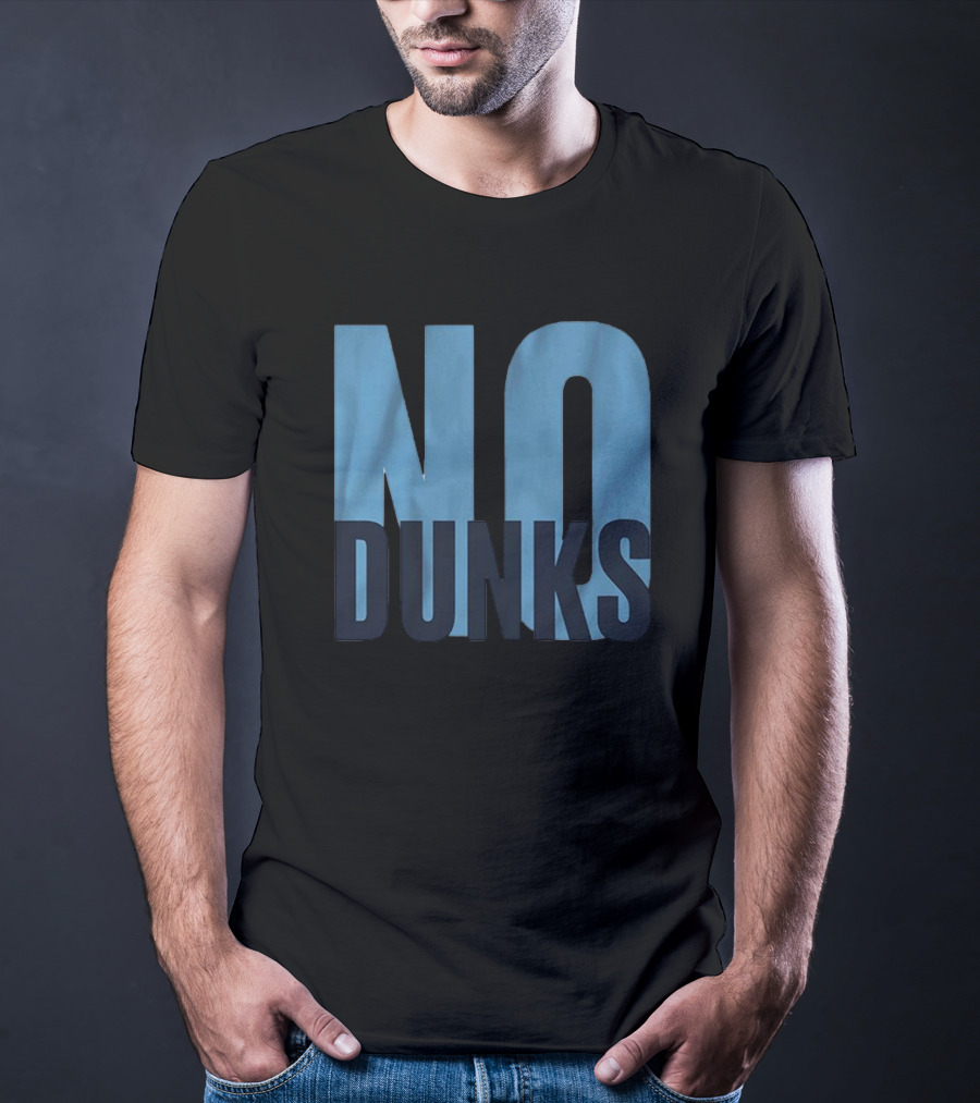 No Dunks Podcast Merchandise Blue T-Shirt