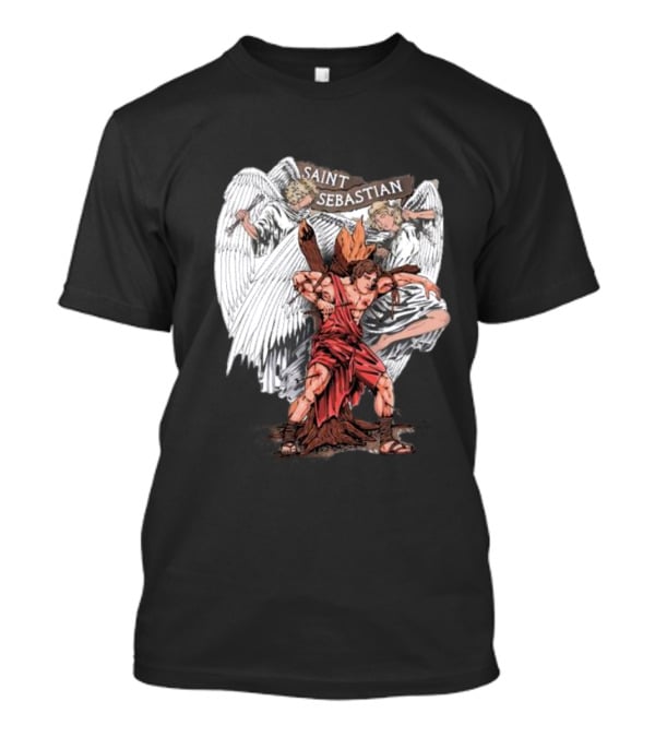 Saint Sebastian Angelic Guardians T-Shirt