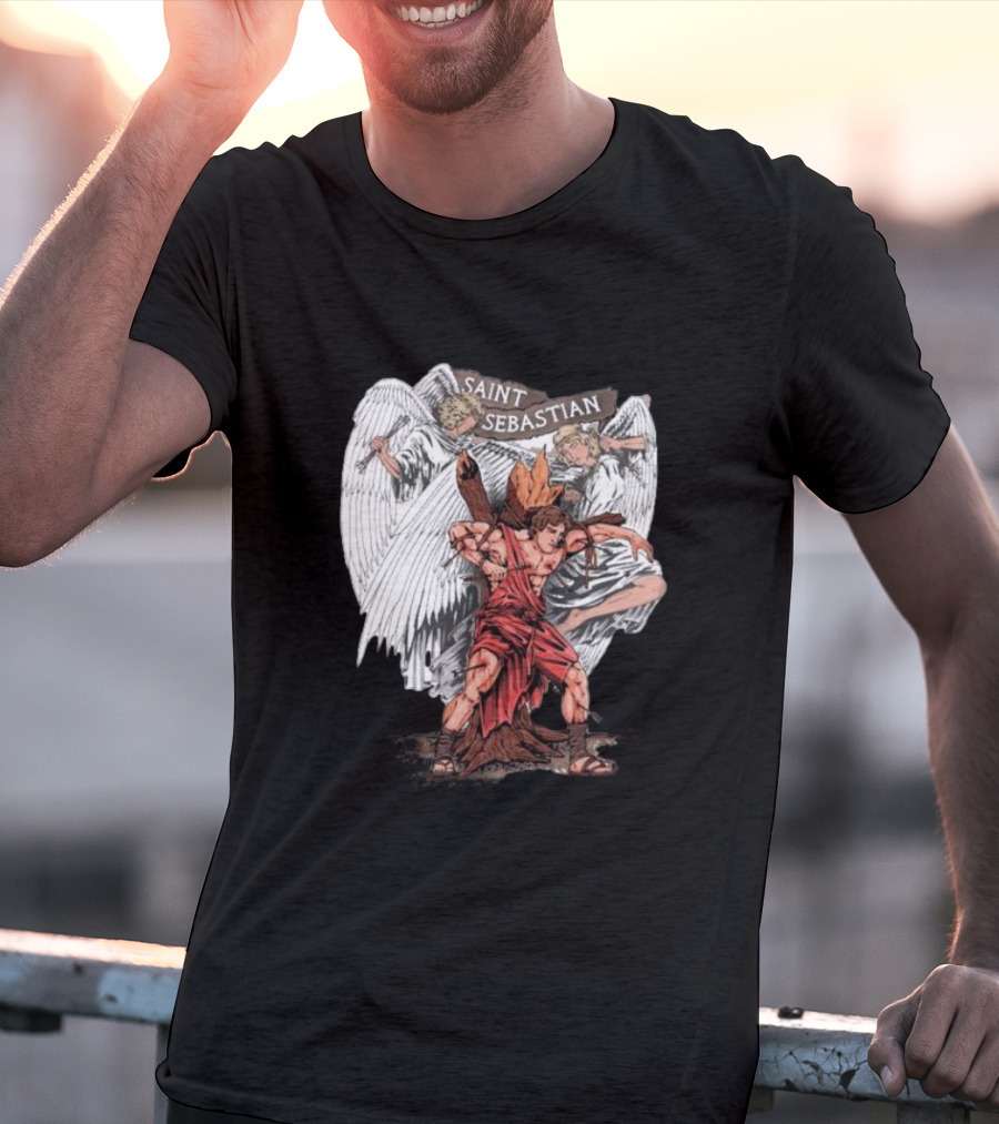 Saint Sebastian Angelic Guardians T-Shirt