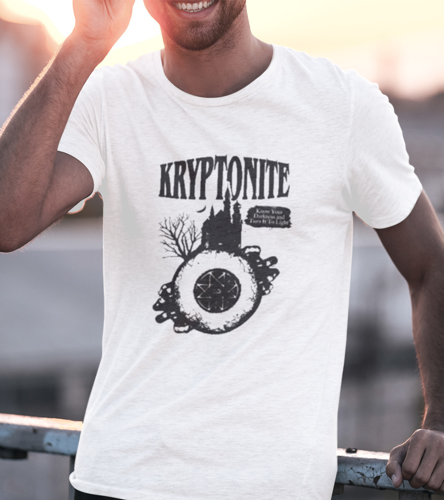 Vampa Kryptonite Haunted Castle And Wheel T-Shirt