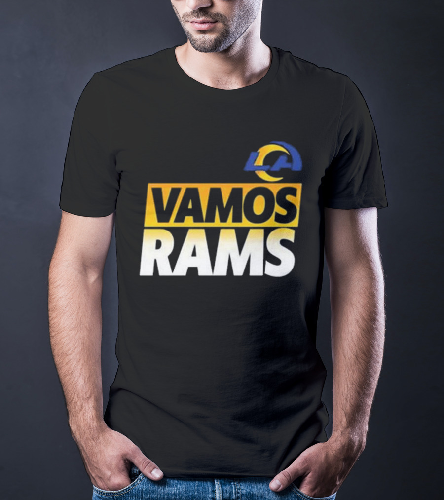 Los Angeles Rams Vamos American Football LA T-Shirt
