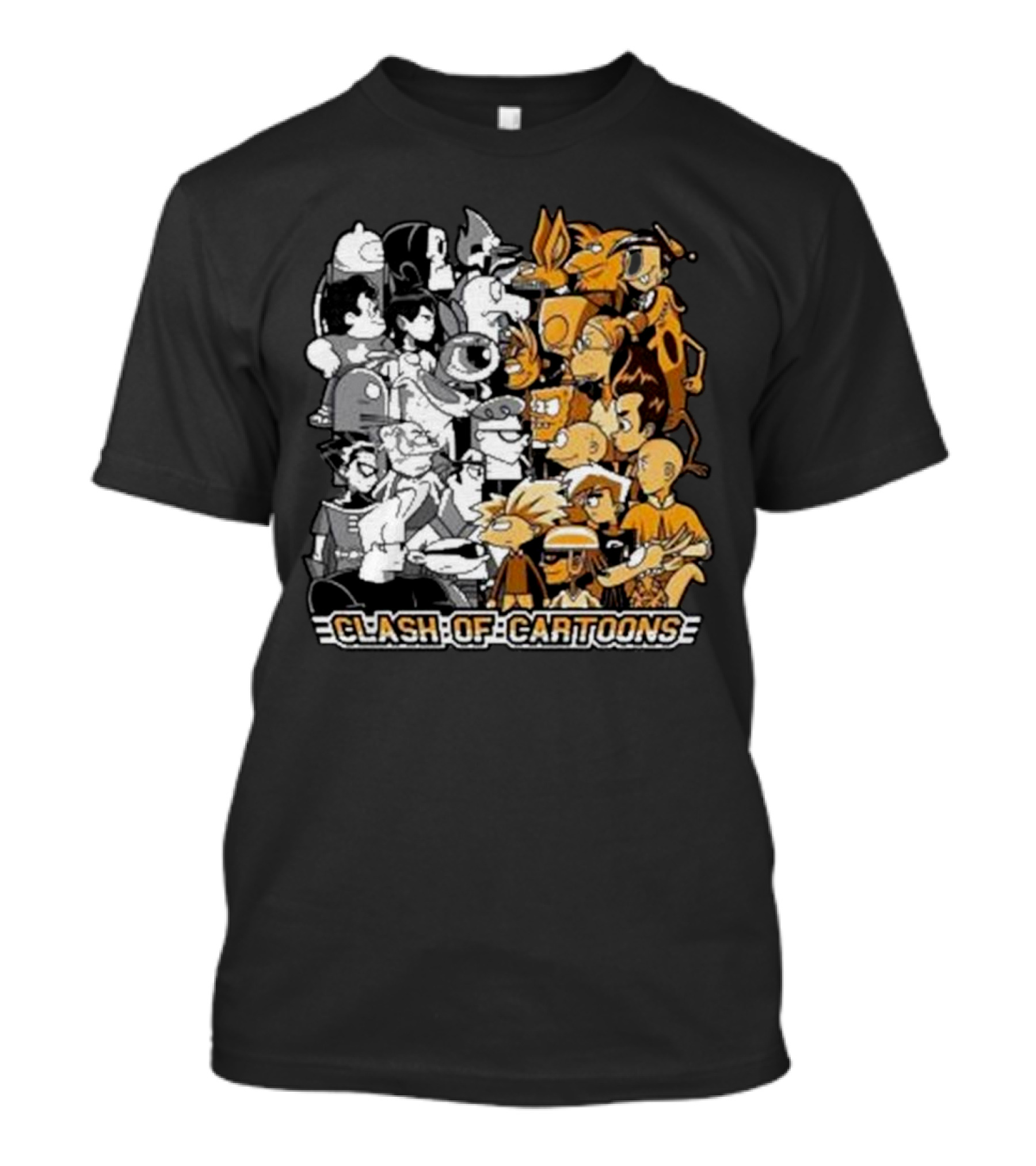 Clash Of Cartoons Battle T-Shirt