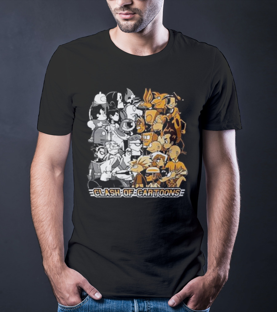 Clash Of Cartoons Battle T-Shirt