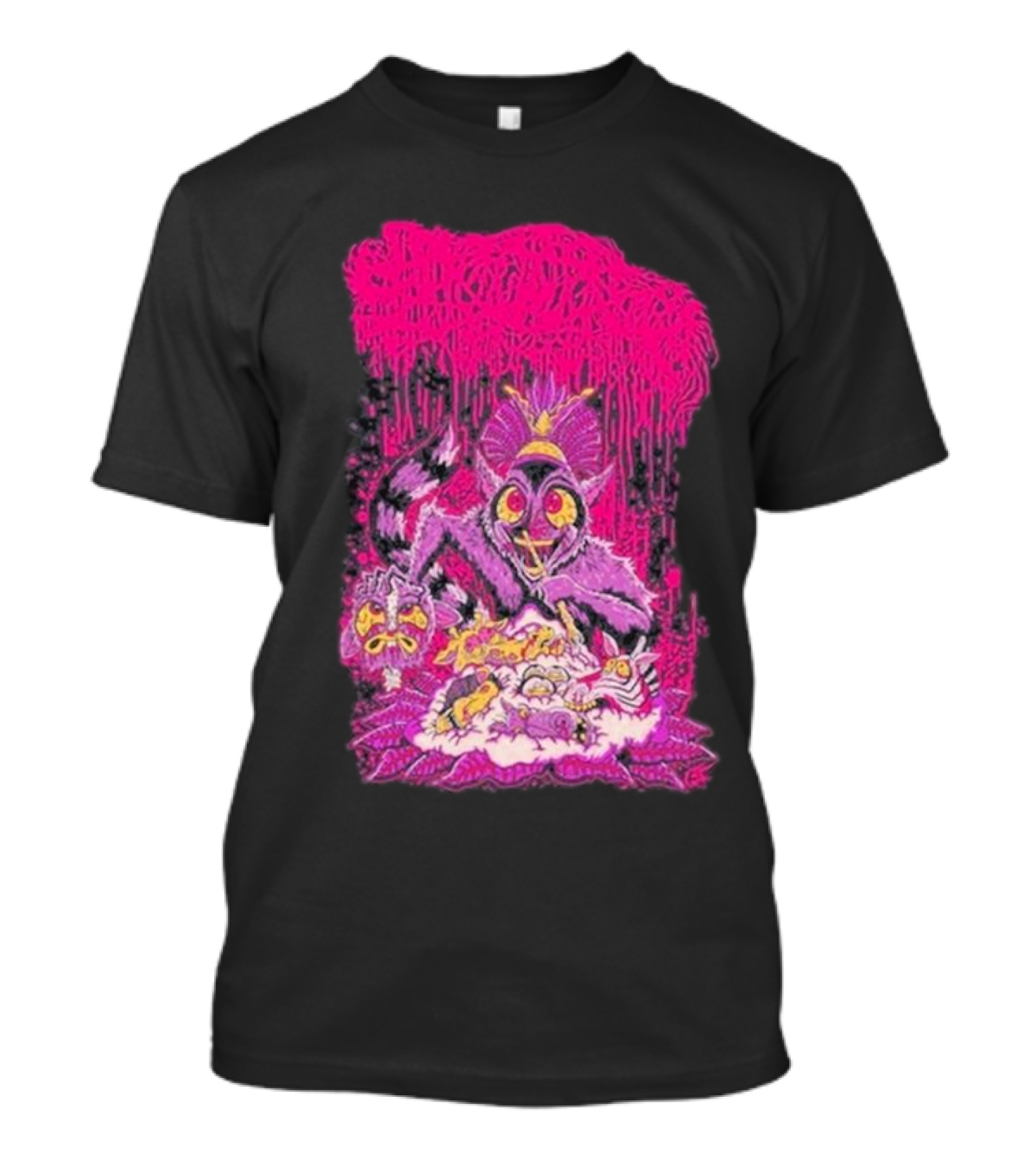 Madagascar I Like To Move It Move It Raccoon Painting T-Shirt