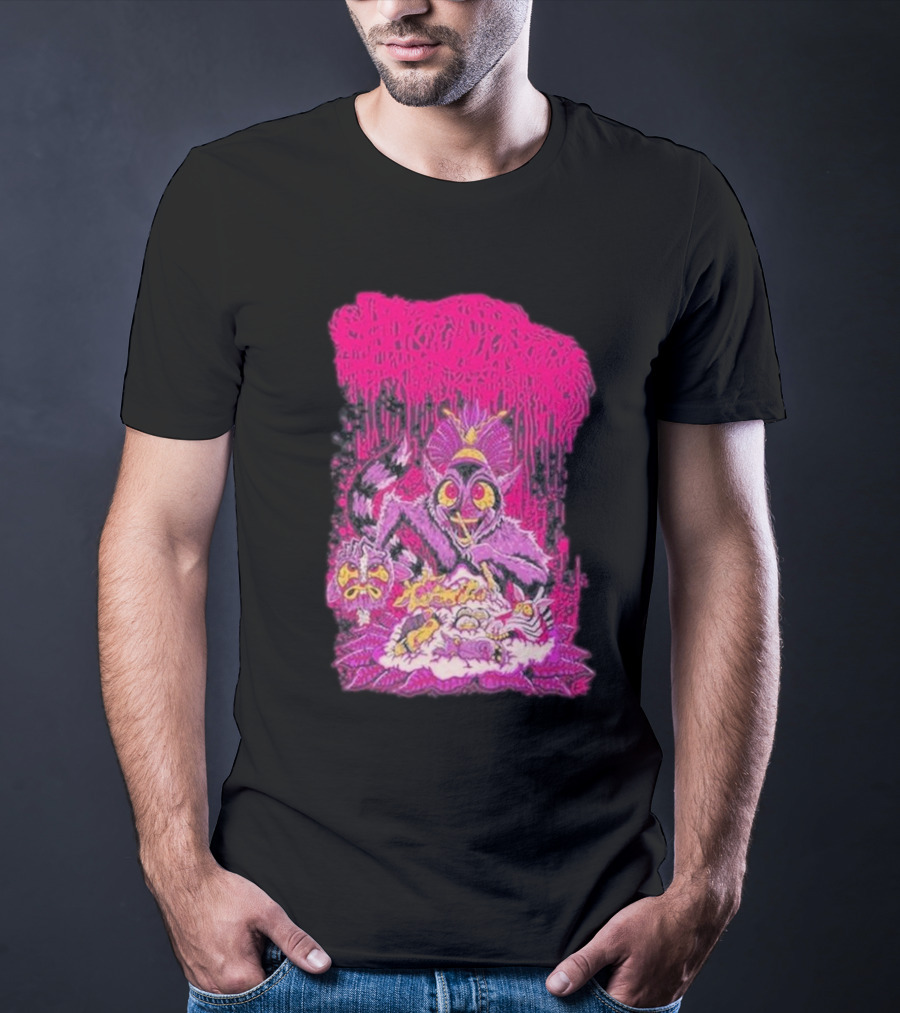 Madagascar I Like To Move It Move It Raccoon Painting T-Shirt