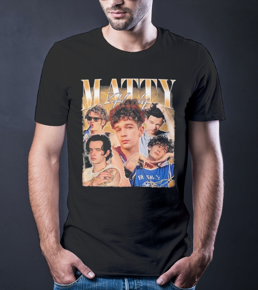 MATTY HEALY Collage Vintage Aesthetic T-Shirt