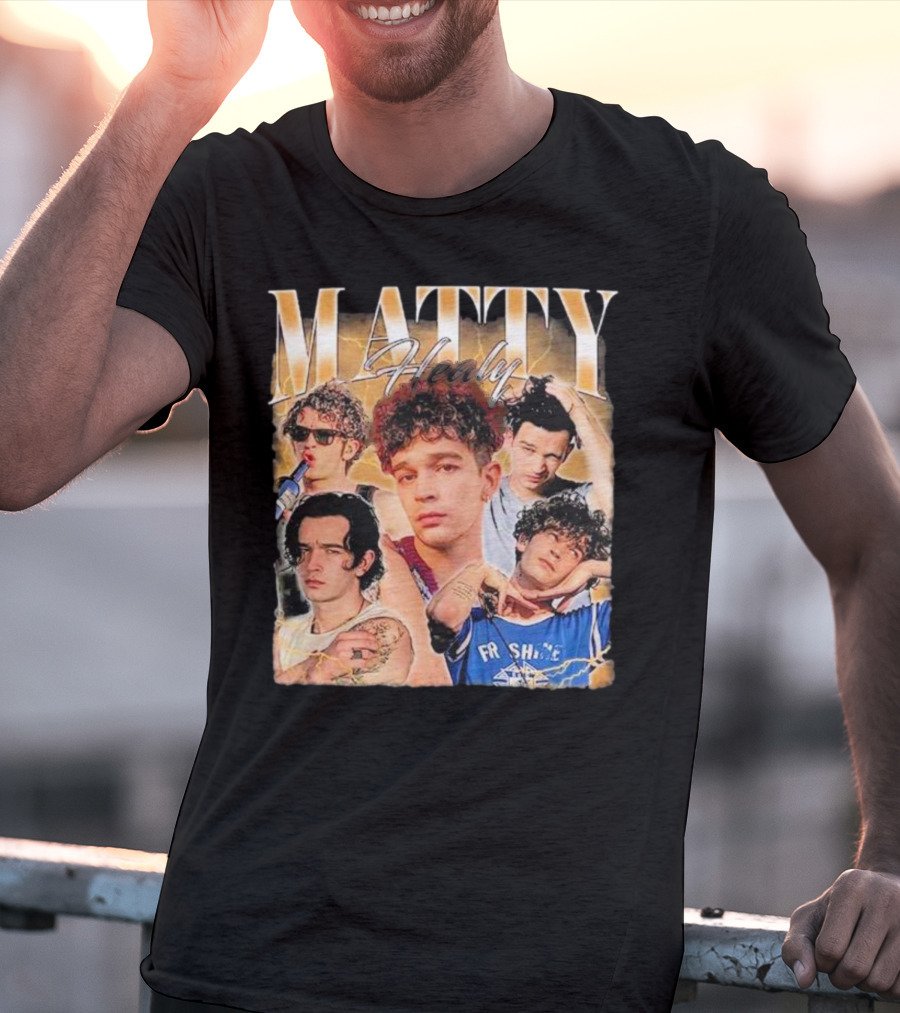 MATTY HEALY Collage Vintage Aesthetic T-Shirt