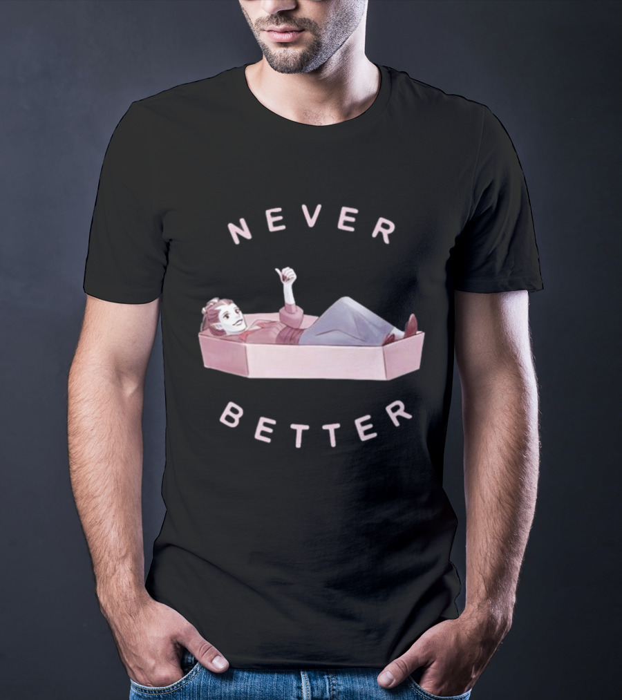Critical Role Never Better Laudna In Coffin T-Shirt