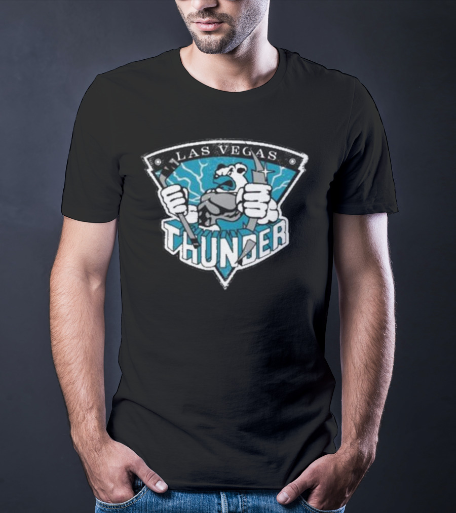 Las Vegas Thunder Hockey Polar Bear T-Shirt