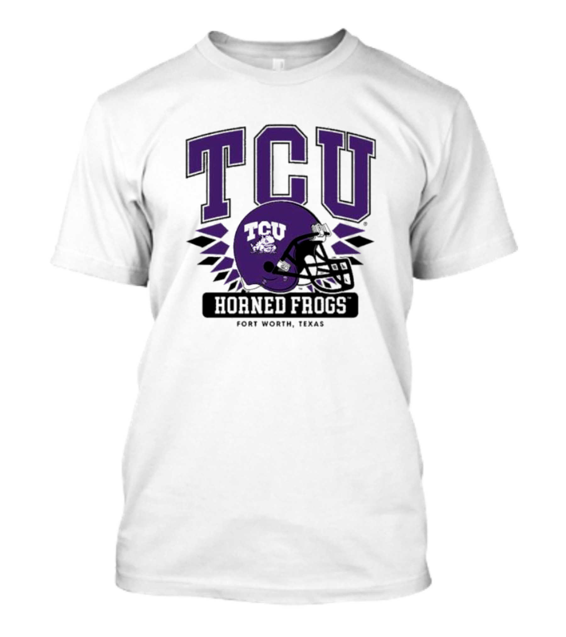 TCU Horned Frogs Football Helmet Fort Worth Texas T-Shirt