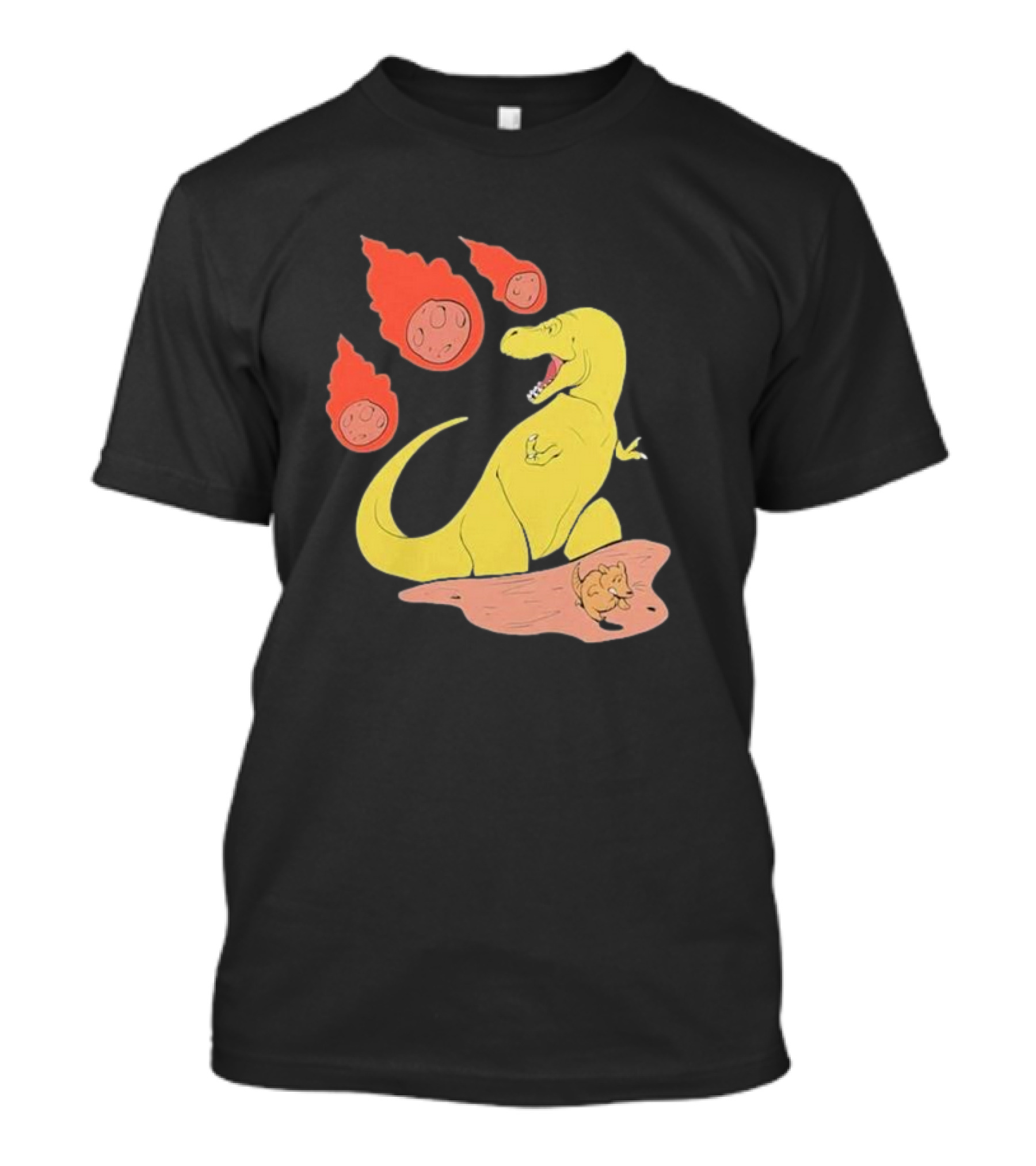 SMBC Dinosaur And Meteor Save Yourself Mammal T-Shirt