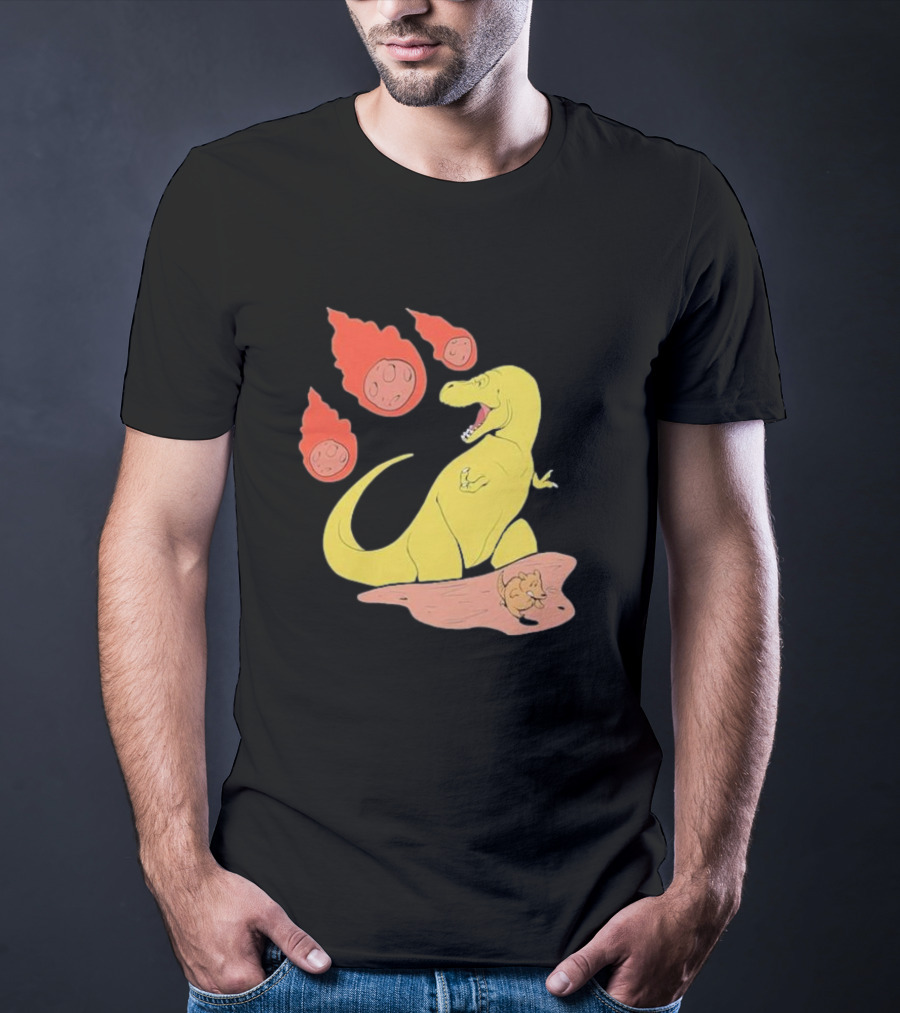 SMBC Dinosaur And Meteor Save Yourself Mammal T-Shirt