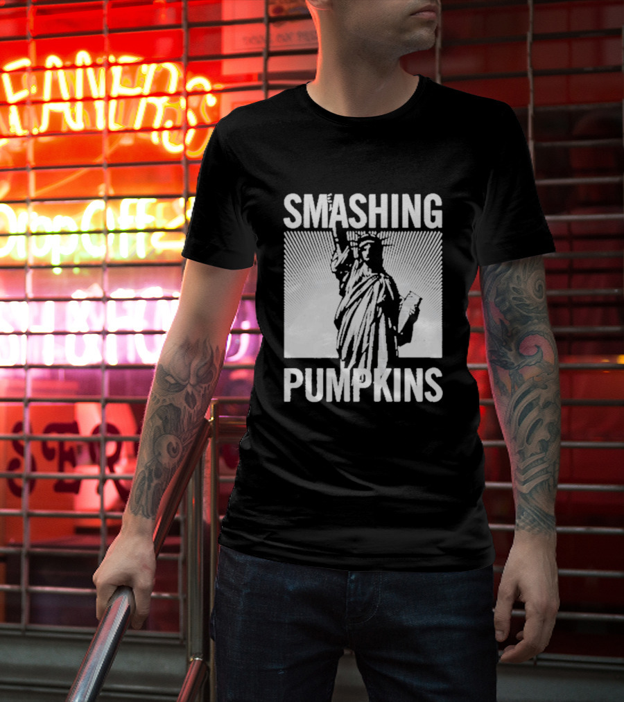 Smashing Pumpkins Statue Of Liberty Zeitgeist T-Shirt