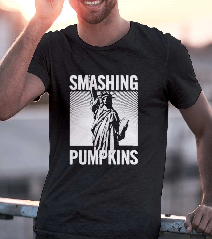 Smashing Pumpkins Statue Of Liberty Zeitgeist T-Shirt