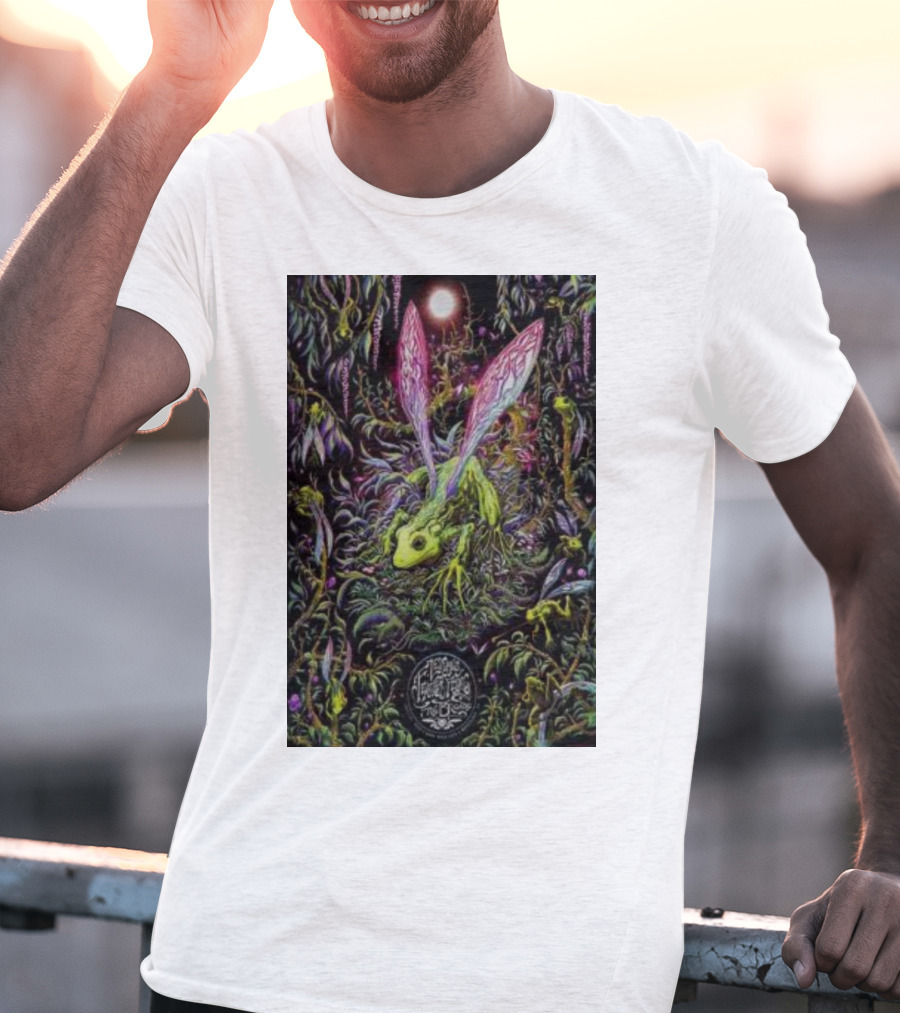 Les Claypool’s Fearless Flying Frog Brigade Psychedelic Creature Art Wheatland T-Shirt