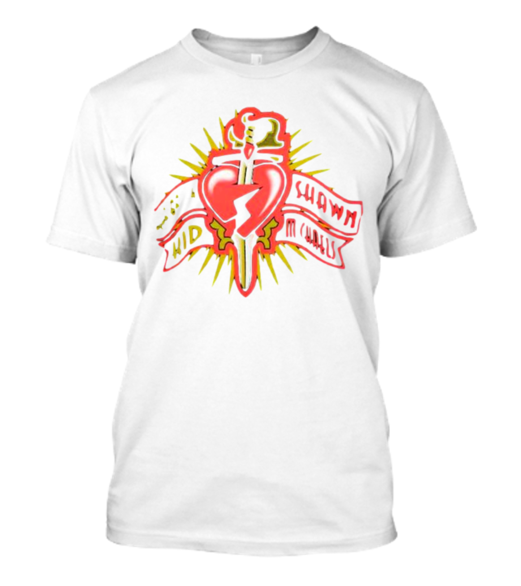 Shawn Michaels Heartbreak Kid Dagger Heart T-Shirt