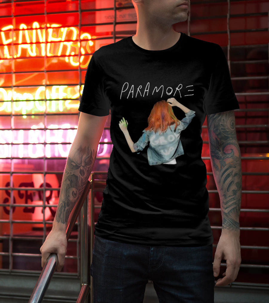 Paramore Grow Up Denim Jacket Back T-Shirt
