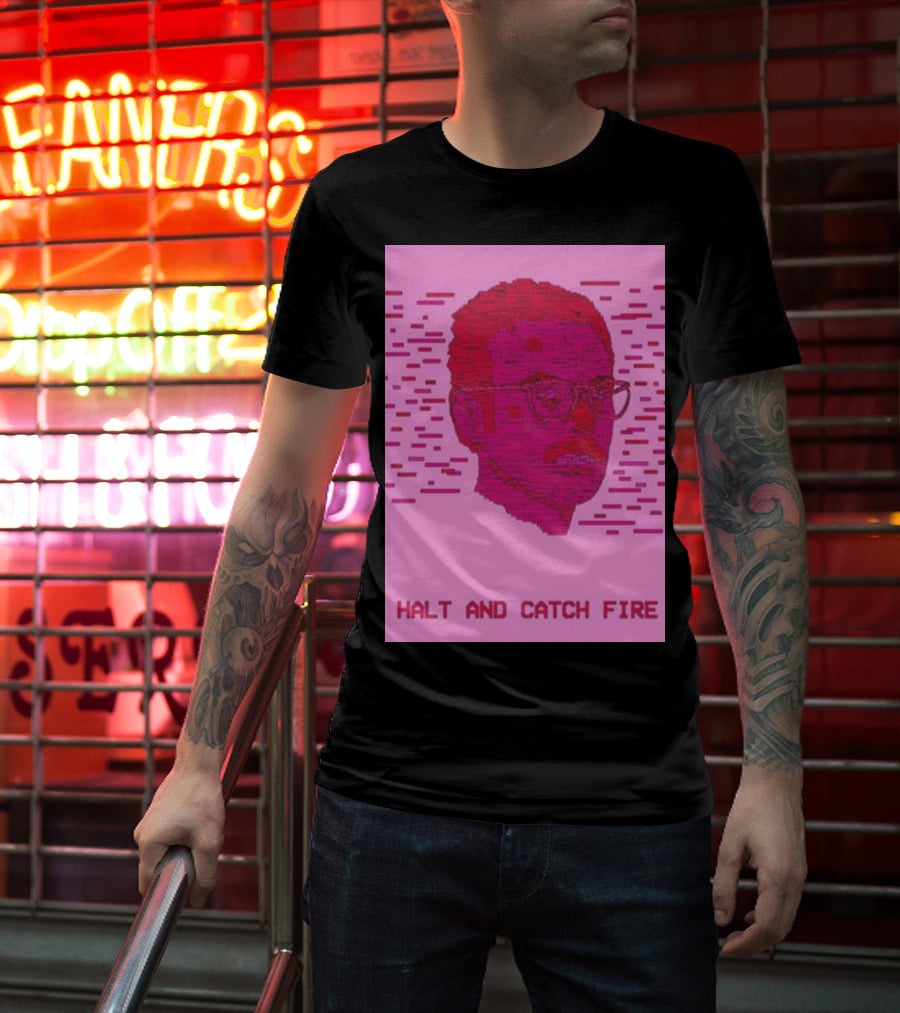 Halt And Catch Fire Retro Pixel T-Shirt