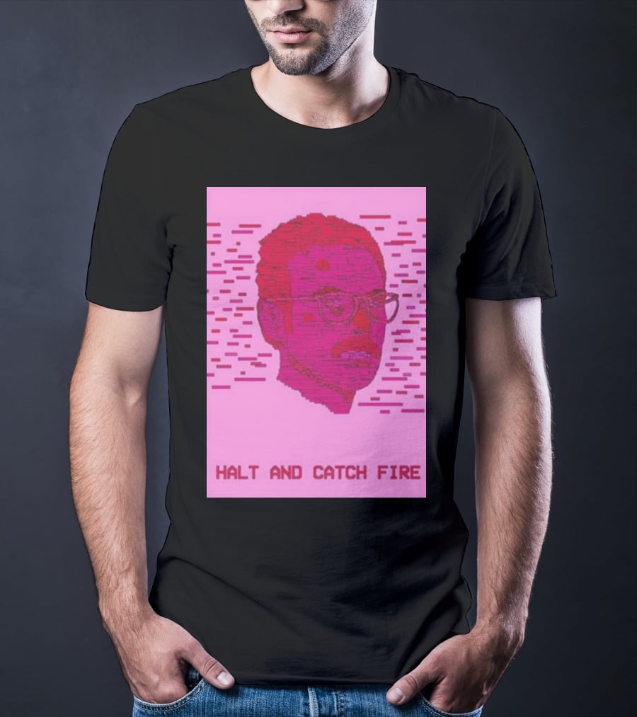 Halt And Catch Fire Retro Pixel T-Shirt