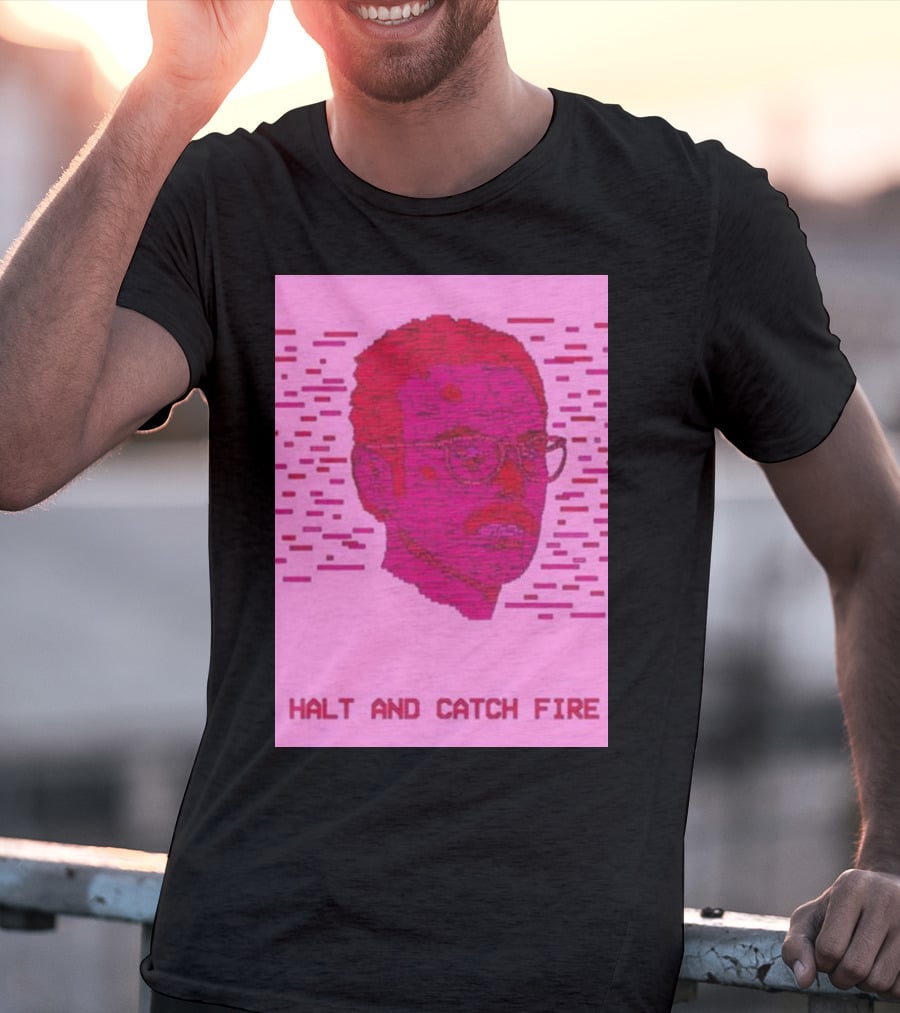 Halt And Catch Fire Retro Pixel T-Shirt