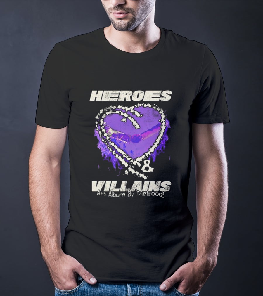 Heroes Villains An Album By Metrooooo  T-Shirt