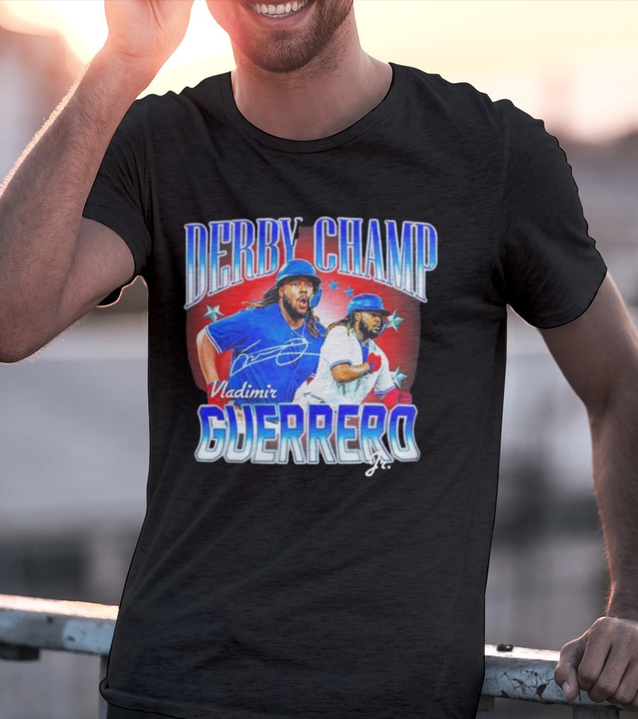 Derby Champ Vladimir Guerrero Jr. Home Run Signature T-Shirt
