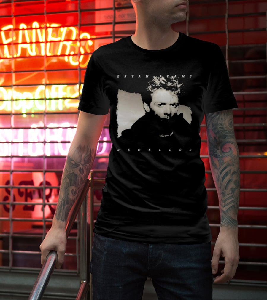 Bryan Adams Reckless Album Cover T-Shirt
